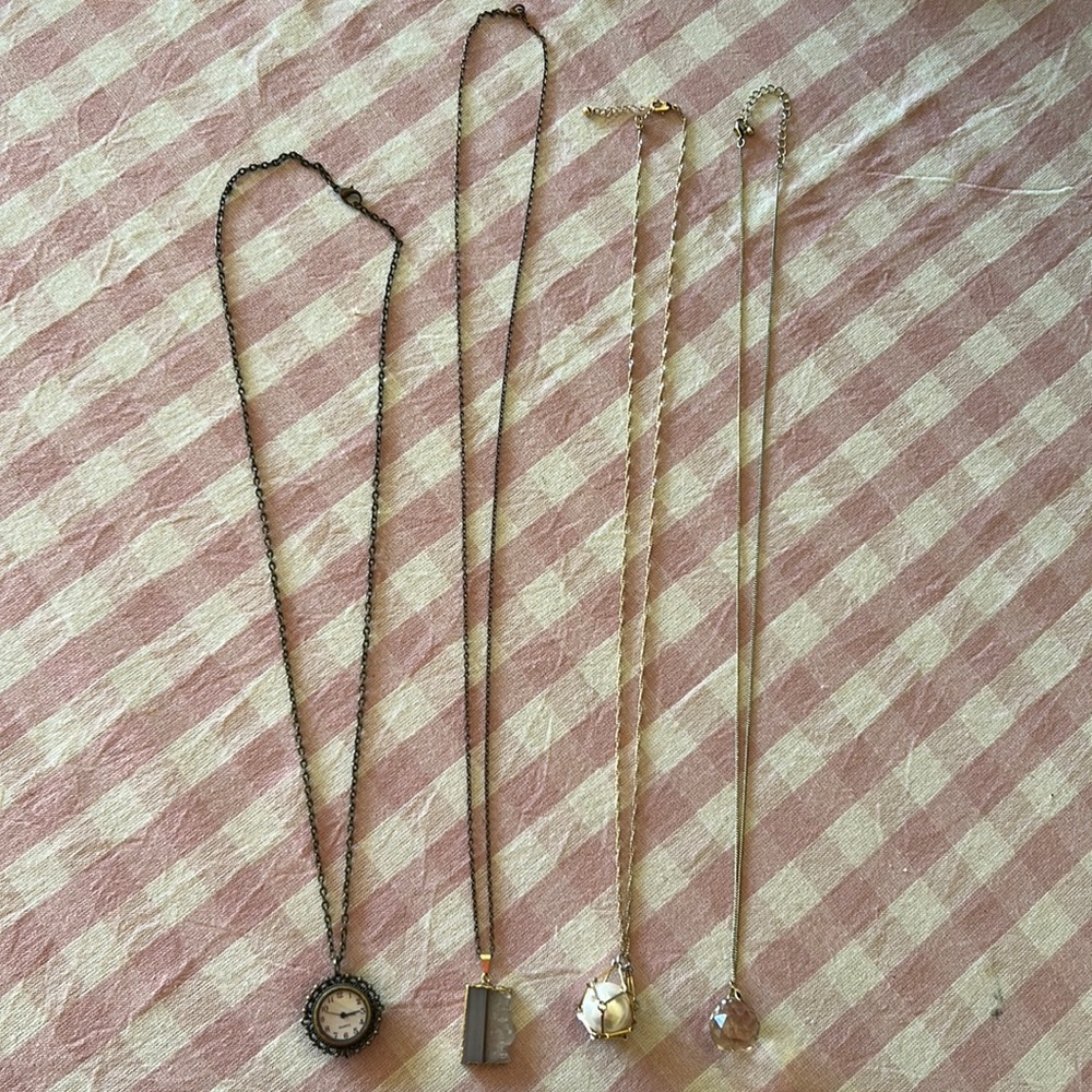 Long statement necklaces